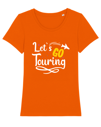 Let's Go Touring Bright Orange