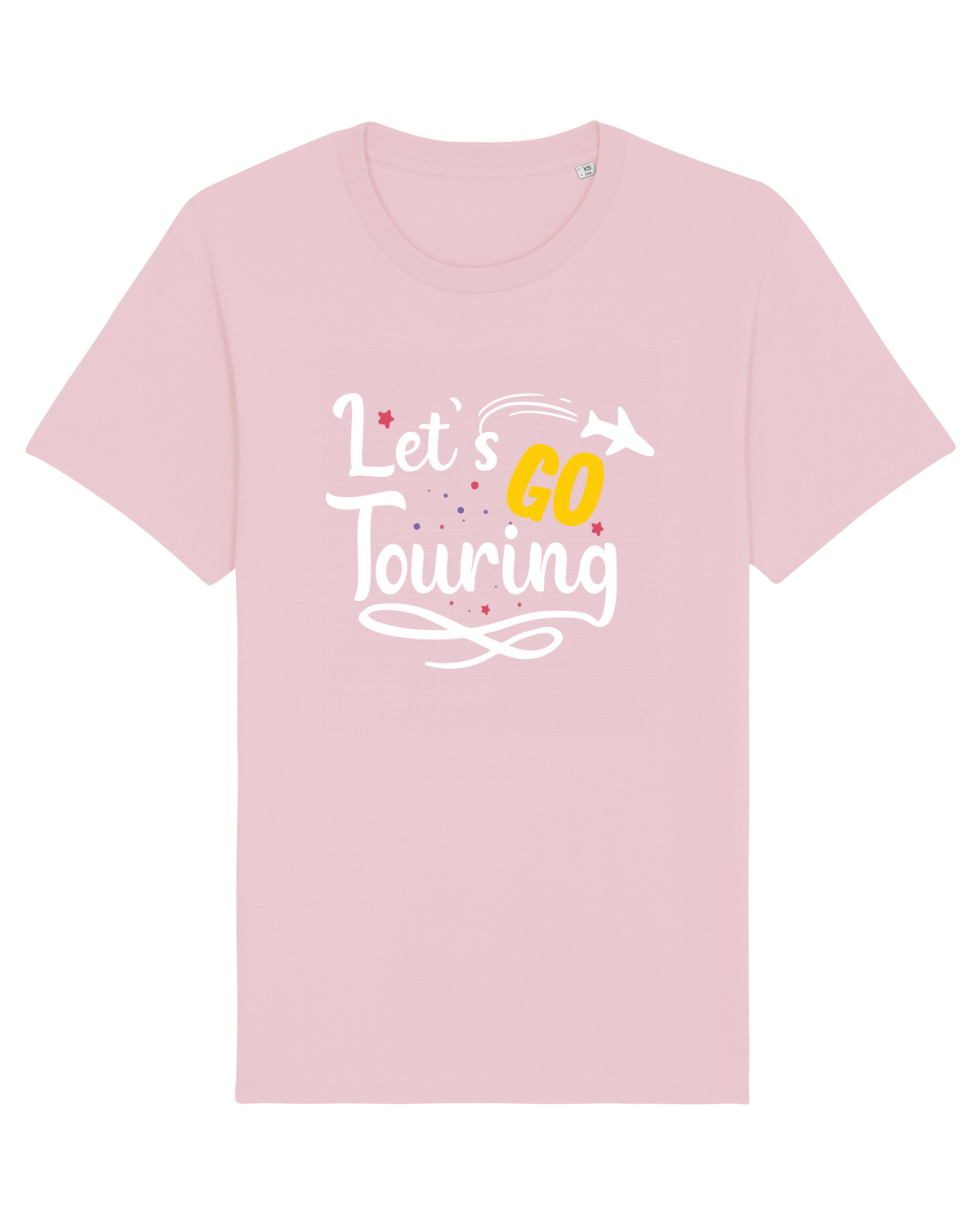 Tricou mânecă scurtă Unisex Rocker Cotton Pink