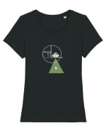 Searching for UFOs Tricou mânecă scurtă guler larg fitted Damă Expresser