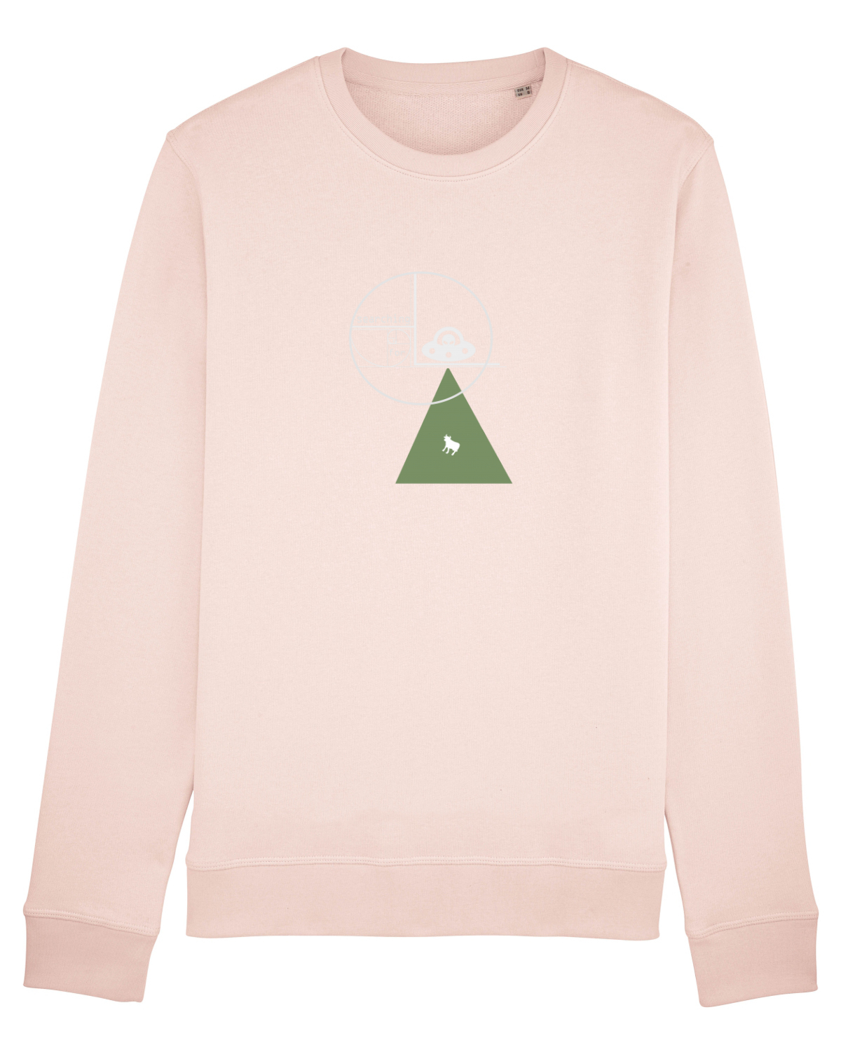 Bluză mânecă lungă Unisex Rise Candy Pink