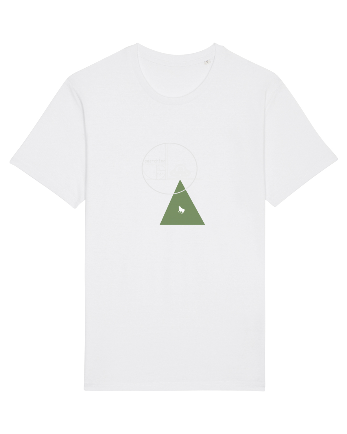 Tricou mânecă scurtă Unisex Rocker White