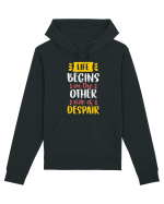 Life Begins On The Other Side Of Despair Hanorac Unisex Drummer