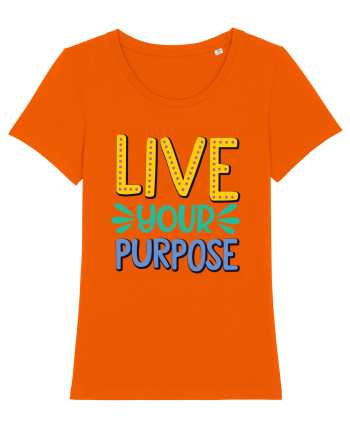 Live Your Purpose Bright Orange