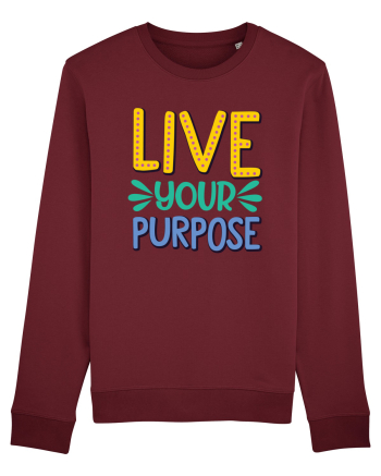 Live Your Purpose Burgundy