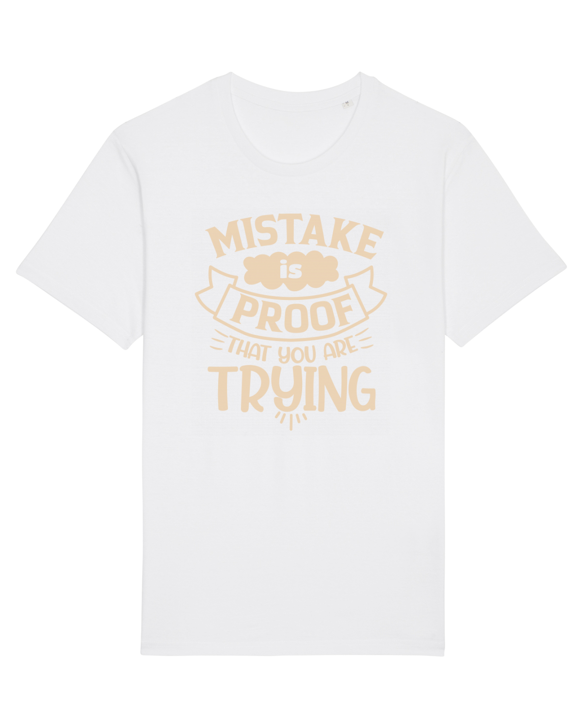 Tricou mânecă scurtă Unisex Rocker White