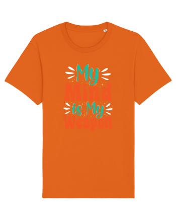 My Mind Is My Weapon Bright Orange