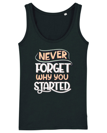 Never Forget Why You Started Black