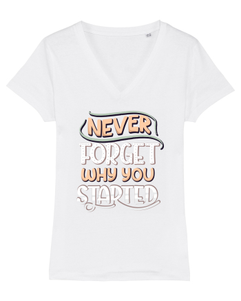 Never Forget Why You Started White