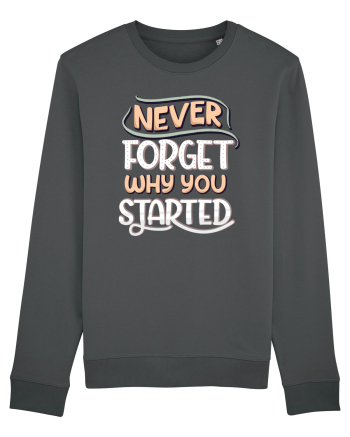 Never Forget Why You Started Anthracite