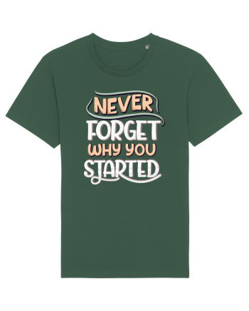 Never Forget Why You Started Bottle Green