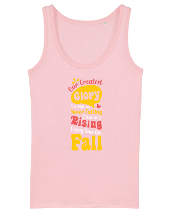 Rising Every Time We Fall Cotton Pink