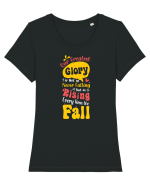 Rising Every Time We Fall Tricou mânecă scurtă guler larg fitted Damă Expresser