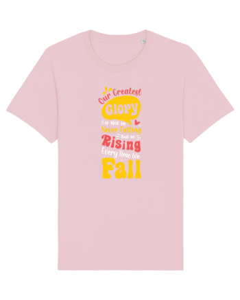 Rising Every Time We Fall Cotton Pink