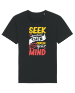 Seek Adventure Then Open Your Mind Tricou mânecă scurtă Unisex Rocker