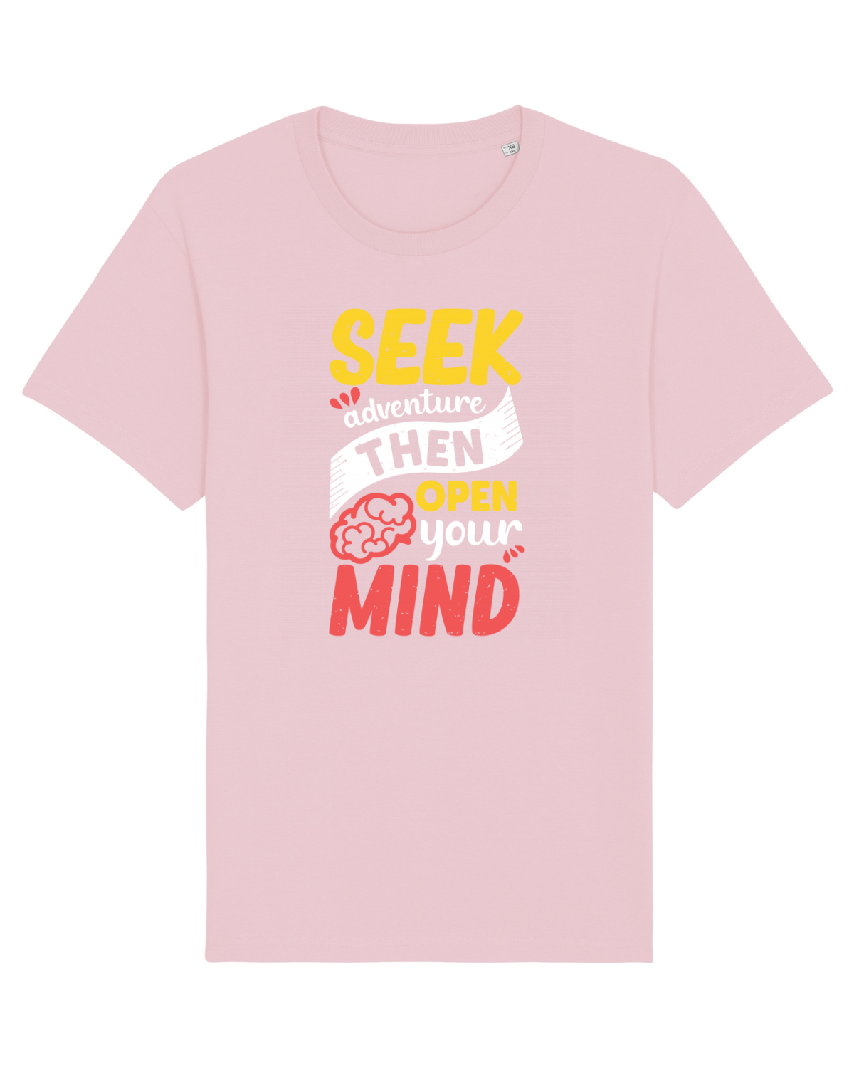 Tricou mânecă scurtă Unisex Rocker Cotton Pink