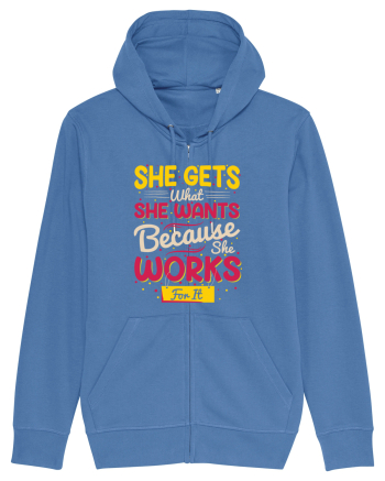She Gets What She Wants Bright Blue