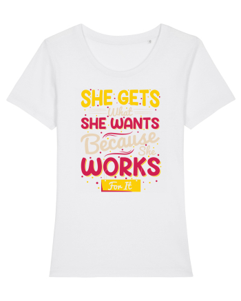 She Gets What She Wants White