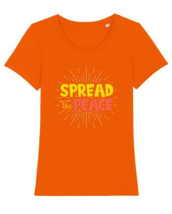 Spread The Peace Bright Orange