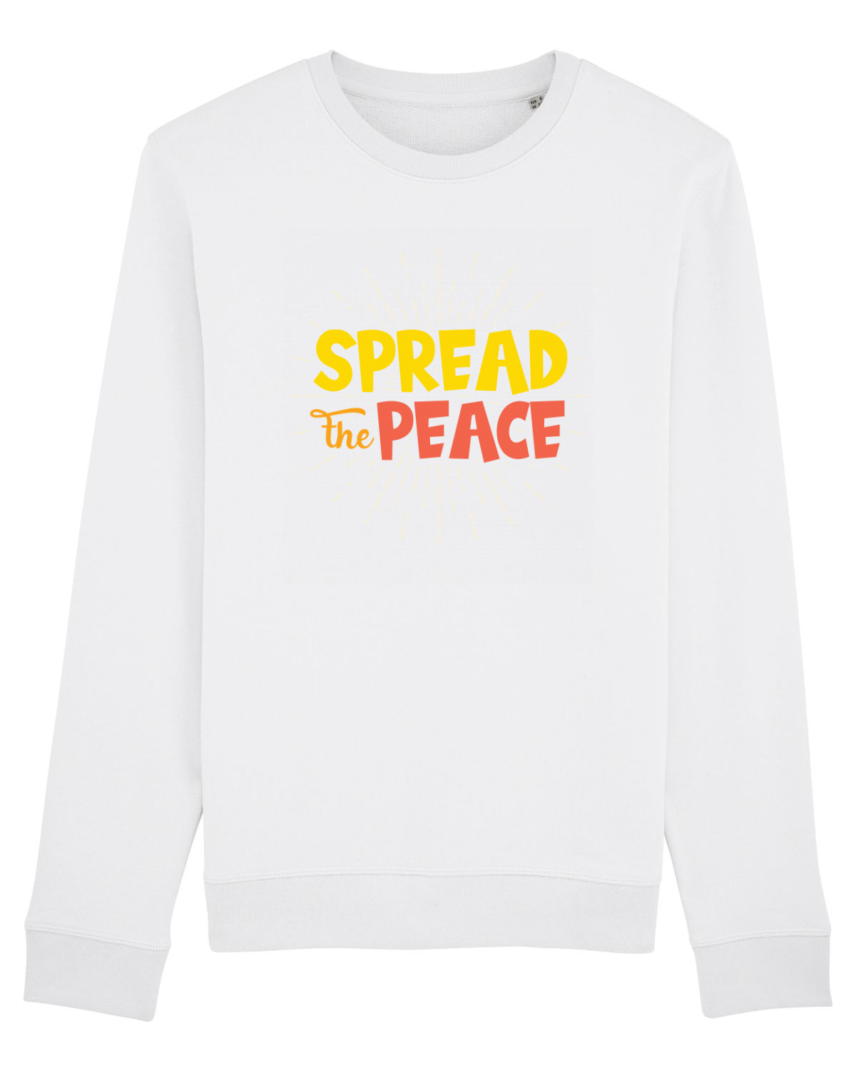 Bluză mânecă lungă Unisex Rise White