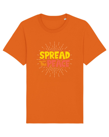 Spread The Peace Bright Orange