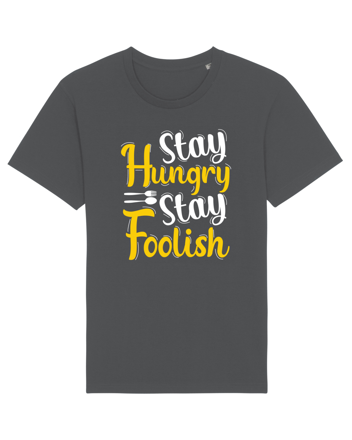 Tricou mânecă scurtă Unisex Rocker Anthracite