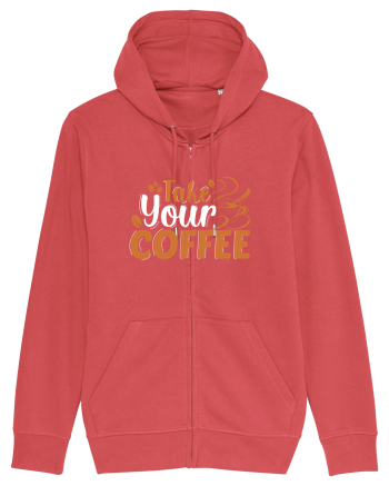 Take Your Coffee Carmine Red