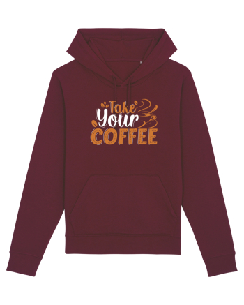 Take Your Coffee Burgundy