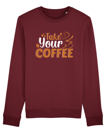 Take Your Coffee Burgundy