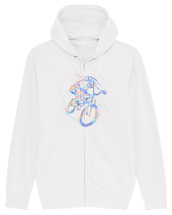 Bicicleta in culori White