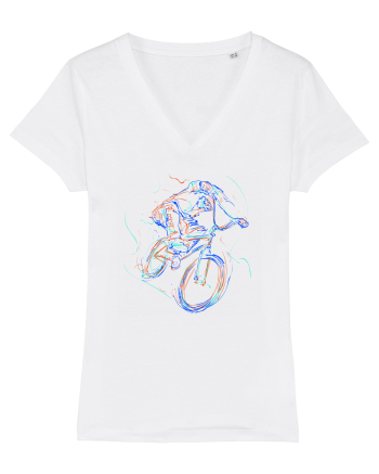 Bicicleta in culori White