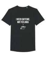 COFFEE Tricou mânecă scurtă guler larg Bărbat Skater