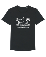 SUMMER Tricou mânecă scurtă guler larg Bărbat Skater