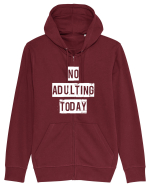 NO ADULTING Hanorac cu fermoar Unisex Connector