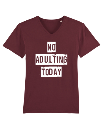 NO ADULTING Burgundy