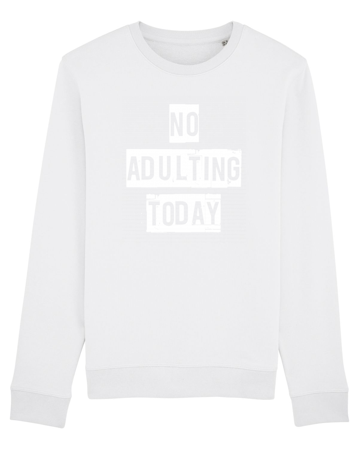 Bluză mânecă lungă Unisex Rise White