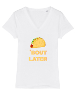 TACO Tricou mânecă scurtă guler V Damă Evoker