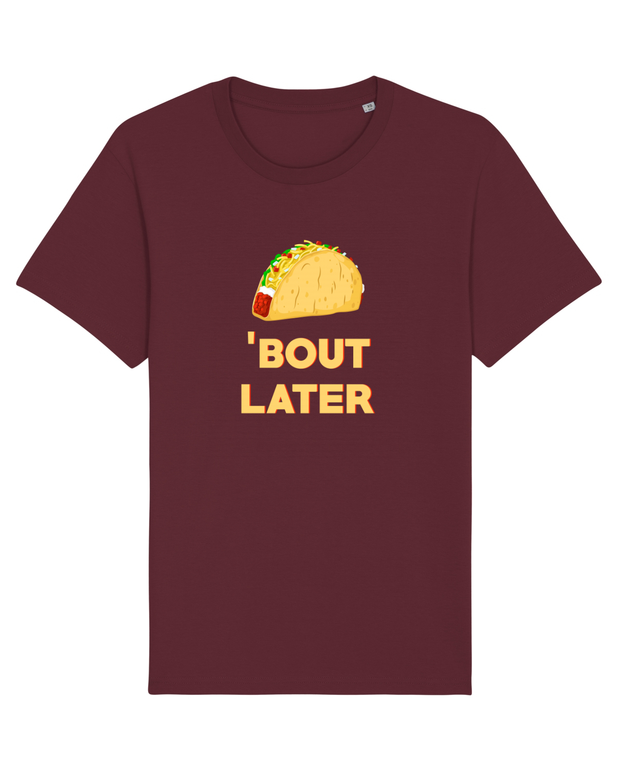 Tricou mânecă scurtă Unisex Rocker Burgundy