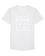 GROWING UP Tricou mânecă scurtă guler larg Bărbat Skater