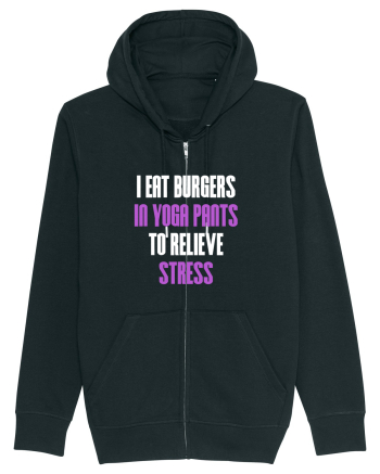 EAT BURGERS Black