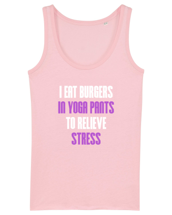 EAT BURGERS Cotton Pink