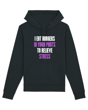EAT BURGERS Black