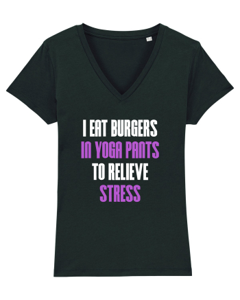 EAT BURGERS Black