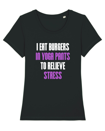 EAT BURGERS Black