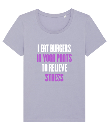 EAT BURGERS Lavender