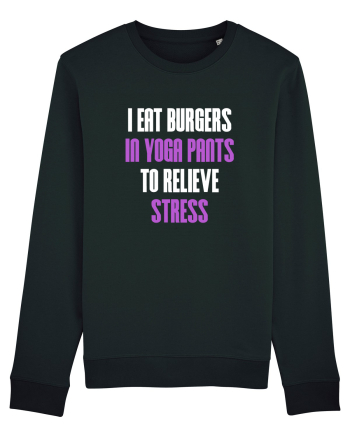 EAT BURGERS Black