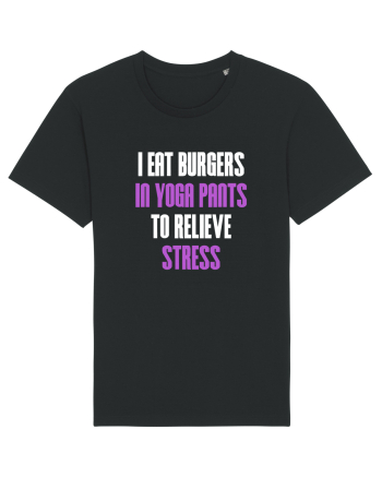 EAT BURGERS Black