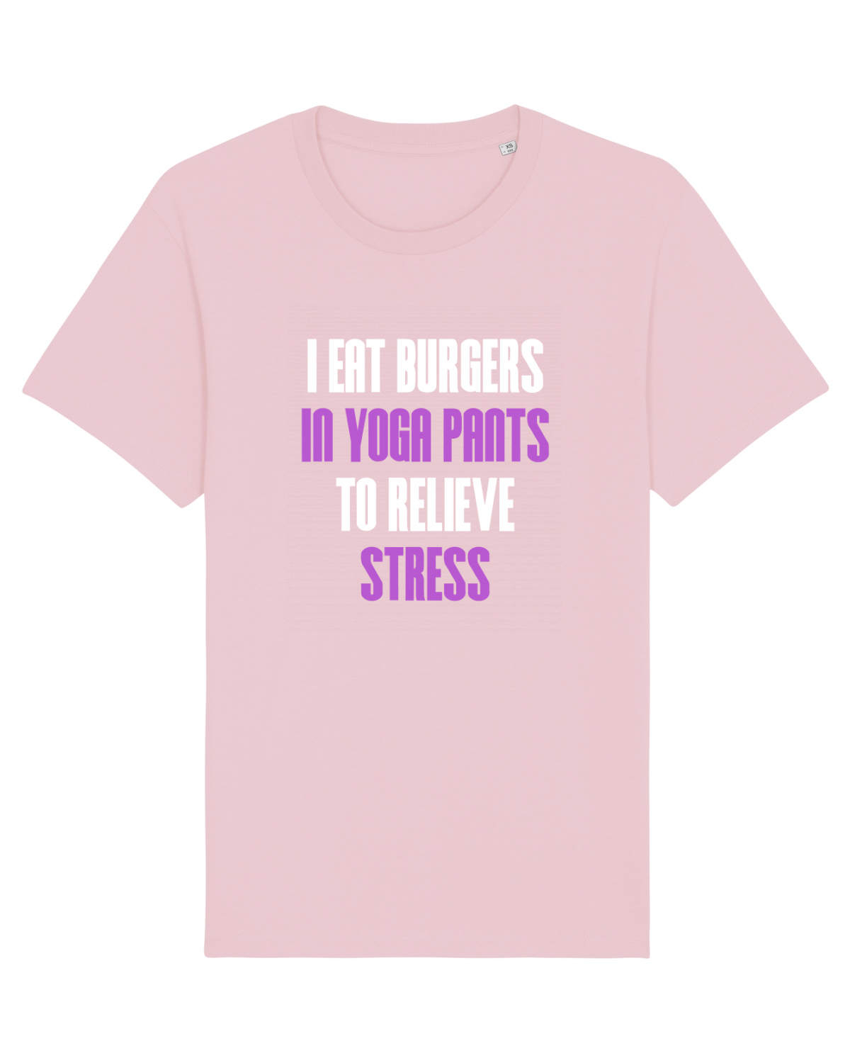Tricou mânecă scurtă Unisex Rocker Cotton Pink