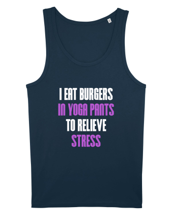 EAT BURGERS Navy