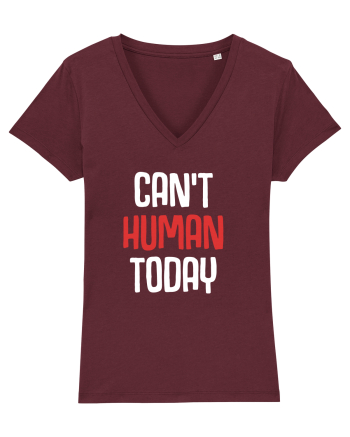HUMAN Burgundy