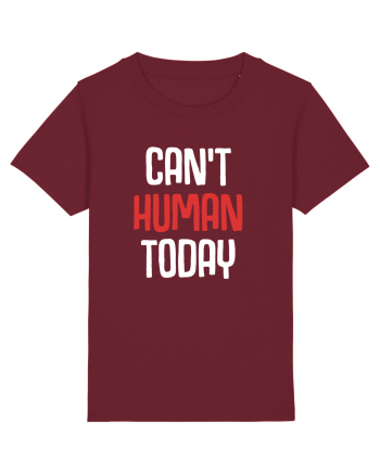 HUMAN Burgundy